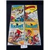 Image 1 : Lot of 4 12 Cent Black Hawk Comics On Board In Bag, All in Very Good Shape