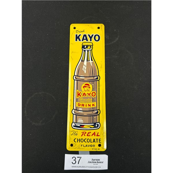 10" Tall Porcelain Kayo Door Push