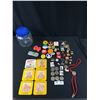 Image 1 : Misc Junk Drawer Collectibles Cars, Buttons, Pins, Etc