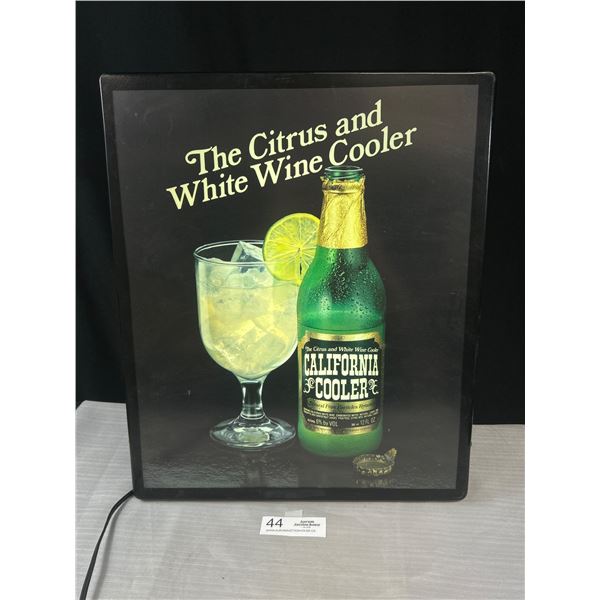 18" x 15" Light-up California Cooler Sign