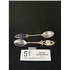 Image 1 : 2 Vintage Sterling Silver BC Tourist Spoons