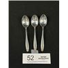 Image 2 : Lot of 3 Small Sterling Silver Spoons