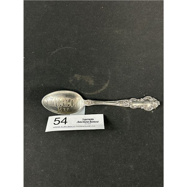 Large Heavy Sterling Silver Collectors Spoon
