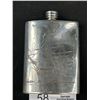 Image 2 : 2 Silver Tone Flasks