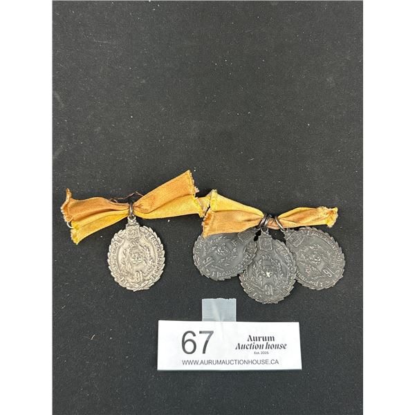 91st Canadian Scottish Highlanders Sterling Silver Sports Medals