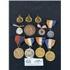 Image 1 : Lot of Vintage Sports Medals, Some w/ Ribbons