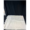 Image 3 : Wonderful 1920s French Table Cloth w/ Handmade Lace, 54" x 45"