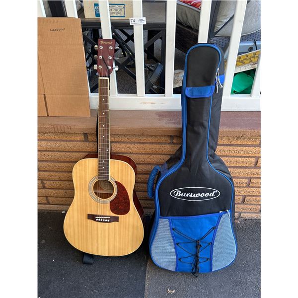 Burswood Acoustic Guitar w/ Travel Case