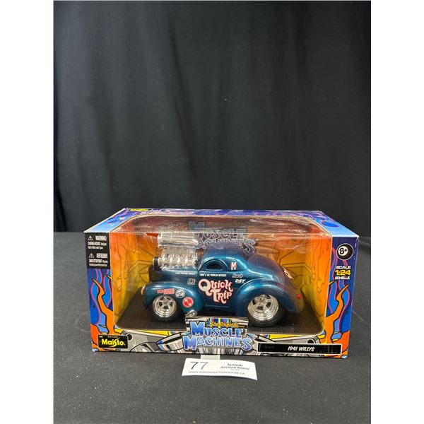 Muscle Machines 1941 Willys 1/24th Scale Diecast Car