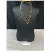 Image 1 : Extra Length Gold Necklace Marked 1/20 14k G.F.