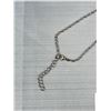 Image 3 : Vintage Silver w/ Rhinestones Barrel Beads Necklace