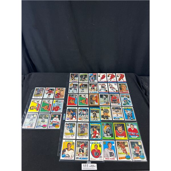 Lot of 45 Topps Hockey Cards