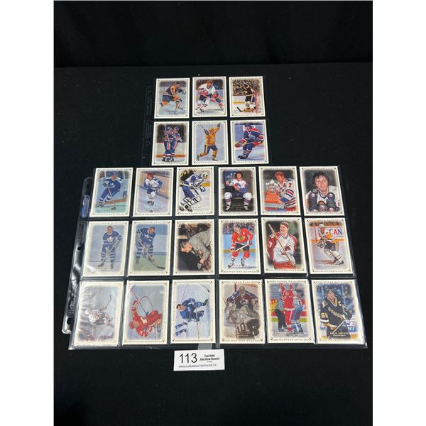 Lot fo 24 Upper Deck Masterpiece Hockey Cards