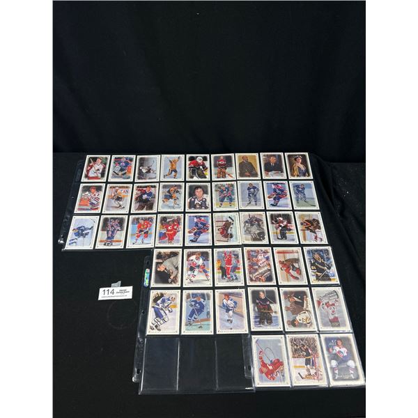 Lot of 42 2008-09 Upper Deck Masterpieces Hockey Cards, Not Complete Set