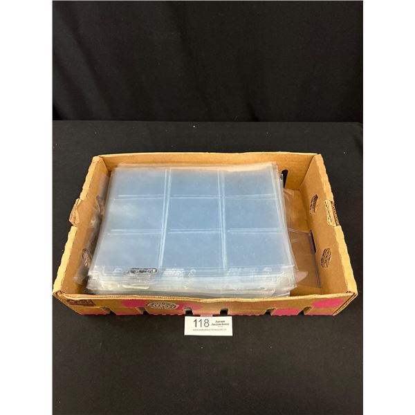 Large Lot of Lightly Used Sportscard Protector Sheets