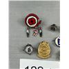 Image 2 : 8 Vintage Collectors Pins, Some Are Sterling Silver