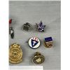 Image 3 : 8 Vintage Collectors Pins, Some Are Sterling Silver