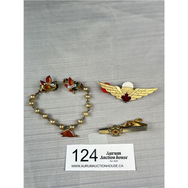 Vintage Canada Maple Leaf Jewelry