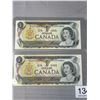 Image 2 : Lot of 4 Canadian In Sequence 1973 $1 Banknotes