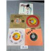 Image 1 : Lot fo 5 45 Records The Beetles, Dave Calark 5 and Prints