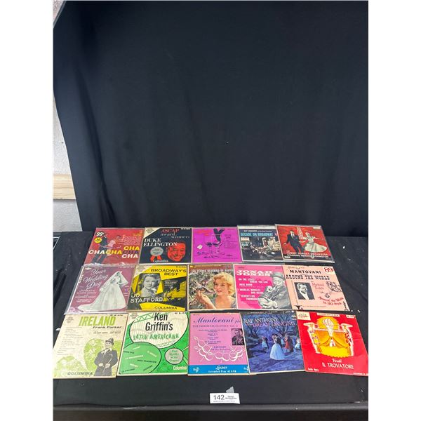 Lot of 14 Vintage 45 Records T for 2, Ken Gryphins, Etc