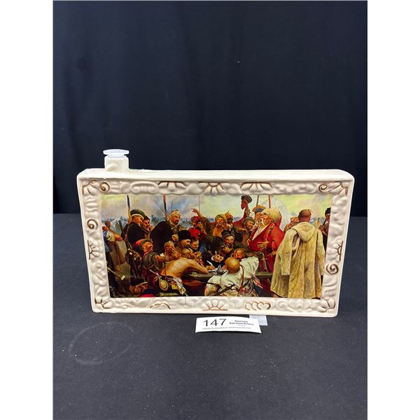 Vintage 11" Wide 7" Tall Decanter