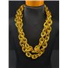 Image 2 : Gold Plated Large Links Necklace