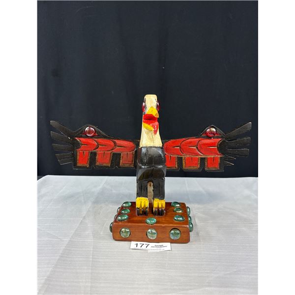 Vintage 1960s 10" x 16" Westcoast Native Totem Pole