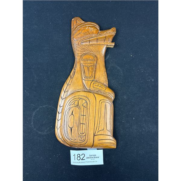 13" Tall Westcoast Native Carving Nicely Done