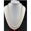 Image 2 : Beautiful Hand Knotted Large Pearls w/ Lot of Lustre Necklace w/ Original Clasp