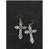 Image 5 : 2 Pairs of Silver Plated Religious Earrings