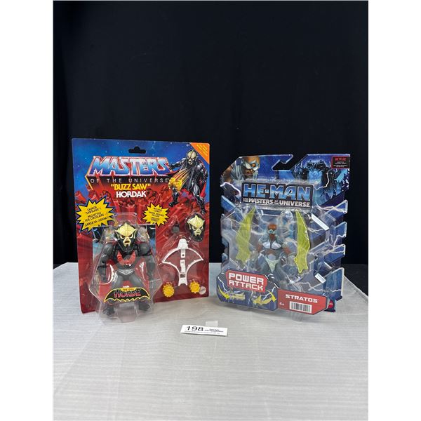 2 Sealed Action Figures, He Man, Buzzsaw
