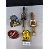 Image 1 : 5 Pcs Beer Tap Handles + Tap Handle Toppers