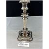 Image 2 : Pair of 10" Tall Silver Plated Candlesticks