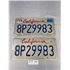 Image 2 : 3 California License Plates