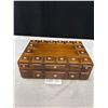 Image 3 : Vintage Wooden Jewelery Box w/ Costume Jewelery