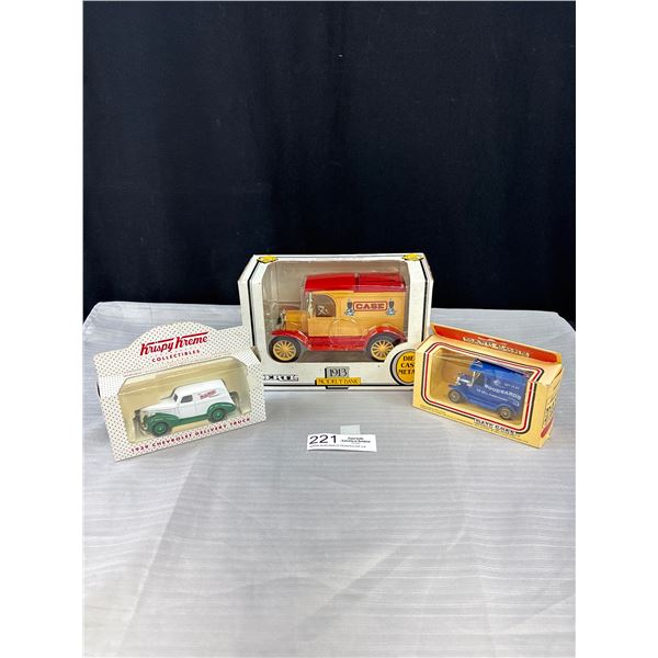 Lot of 3 Diecast Cars in Original Packages