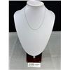 Image 1 : A Nice 16" Sterling Silver Chain Necklace