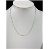 Image 2 : A Nice 16" Sterling Silver Chain Necklace