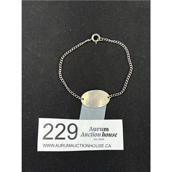 Sterling I.D. Bracelet (Vintage 1950s)