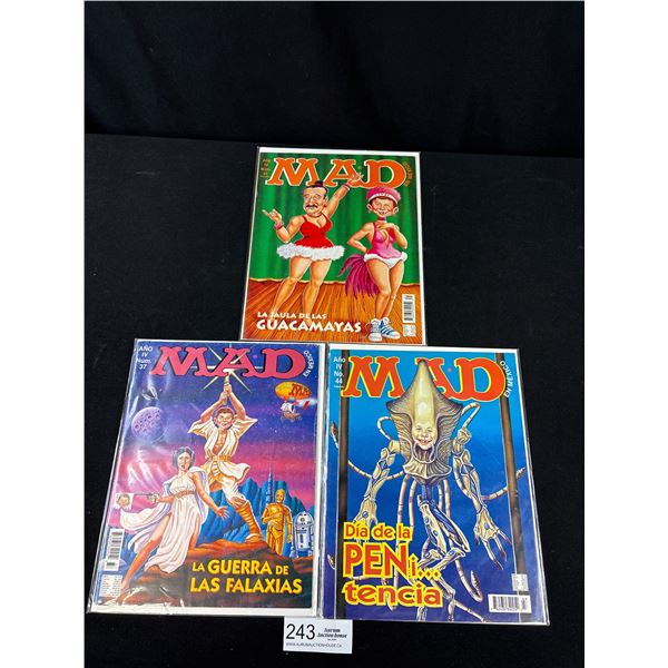 3 Mexican Mad Comics