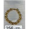 Image 2 : Beautiful Gold Plated Bracelet, Unusual Links