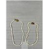 Image 2 : 2 Dainty Freshwater Sead Pearls Bracelets