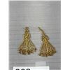 Image 3 : 2 Pairs of Gold Filigree Design Dangle Earrings