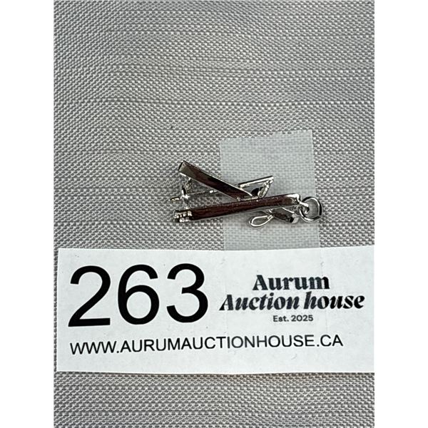 Lovely Sterling Silver Pair of Skies Pendant