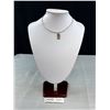 Image 1 : Sterleing Silver Choker Necklace w/ Pendant Marked 925 + Hallmark