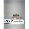 Image 1 : Lovely 925 Sterling Silver Celtic Deisgn Ring Band, Marked 925 Size 11