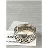 Image 2 : Lovely 925 Sterling Silver Celtic Deisgn Ring Band, Marked 925 Size 11