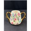 Image 4 : Lovely Handcrafted Cream and Sugar Set w/ Floral Design