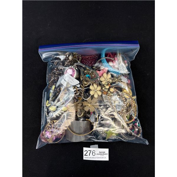 Costume Jewelry Haul - 5lbs Lots Wearable, Some Vintage, Others for Crafting, Repair